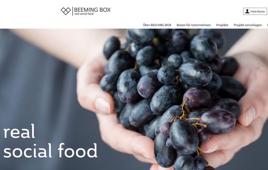 Beemingbox homepage
